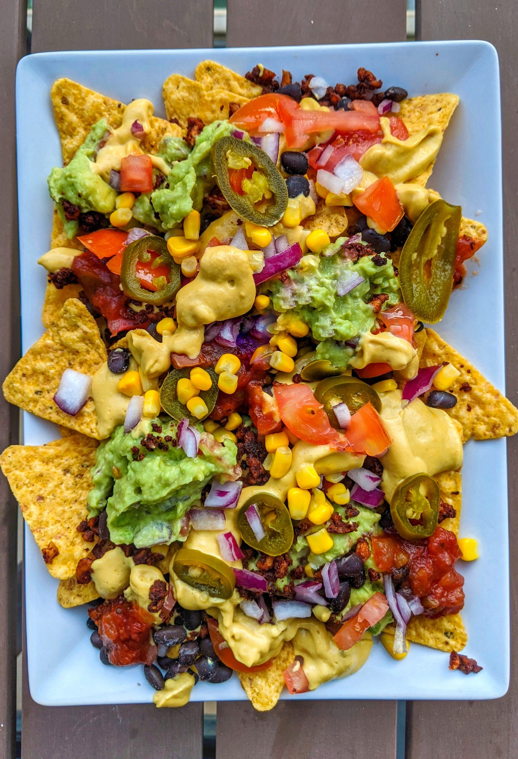 The Ultimate Vegan Nachos - She Likes Greens