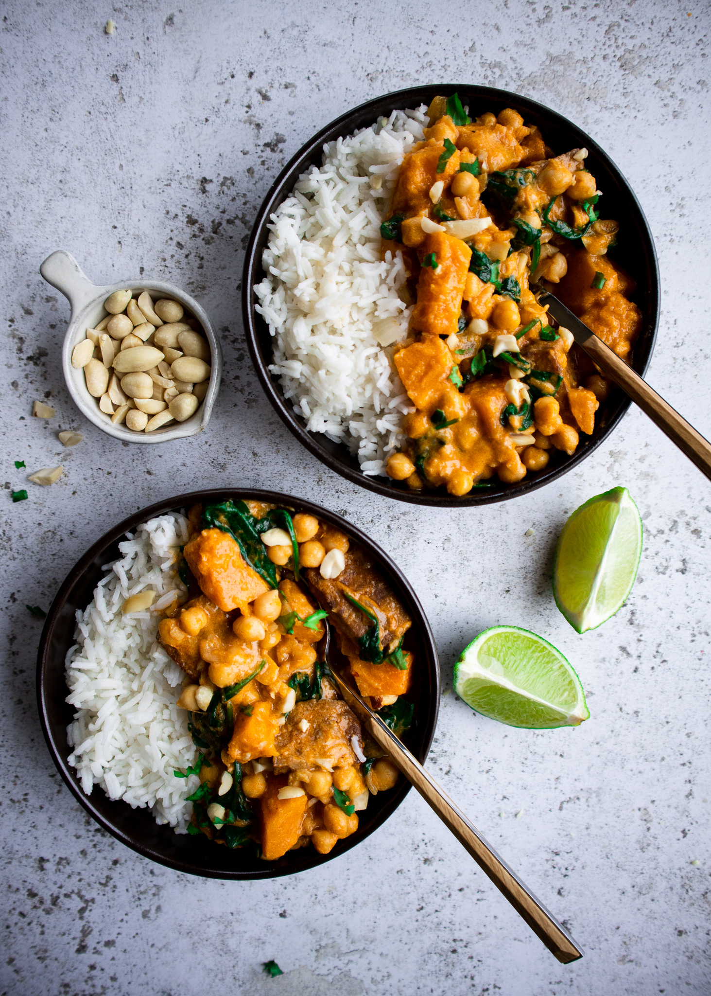 Thai Butternut Squash Curry With Chickpeas - She Likes Greens